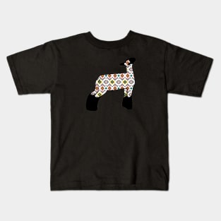 Aztec Market Wether Lamb Silhouette 1 - NOT FOR RESALE WITHOUT PERMISSION Kids T-Shirt